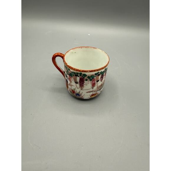 Vintage Porcelain Japanese Geisha Girl Tea Cup - Picture 2 of 5